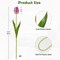 23" Fake Tulip Flowers Artificial Violet Tulips Long Stem Faux Flower, Silk Flower Décor for Floral Arrangement Home Farmhouse Wedding Decoration